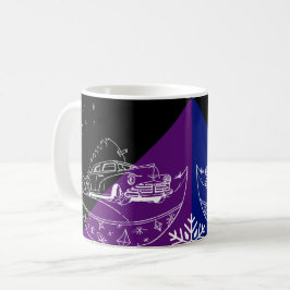 Auto und Baum Kaffeetasse