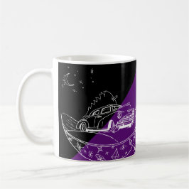 Auto und Baum Kaffeetasse