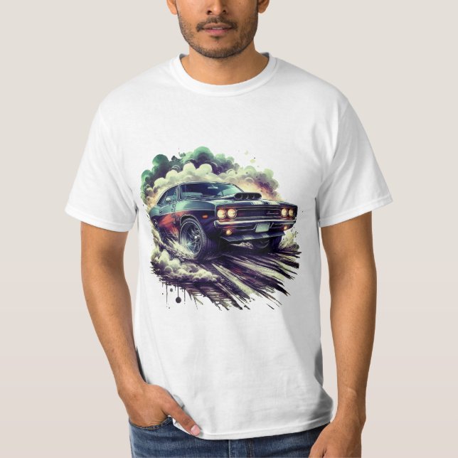 Auto und Staub T-Shirt (Vorderseite)