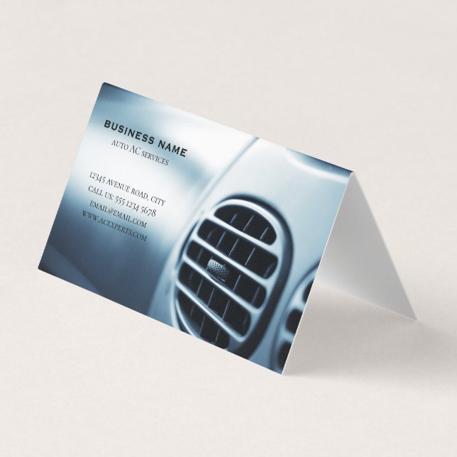 Auto Visitenkarten (Rückseite)