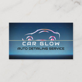 Auto waschen, reinigen Das Autologo Visitenkarte