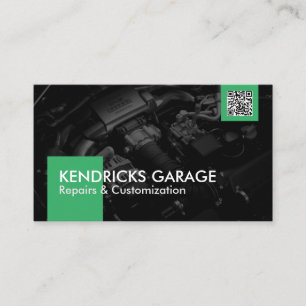 Auto Workshop Mechanische Reparatur Auto Gold Icon Visitenkarte
