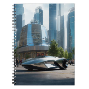 Auto Wow! Futuristisches Auto Notizblock