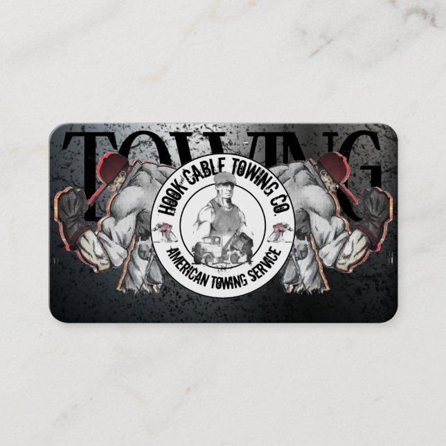 Auto-Zwei-Visitenkarte Visitenkarte (Vorderseite)