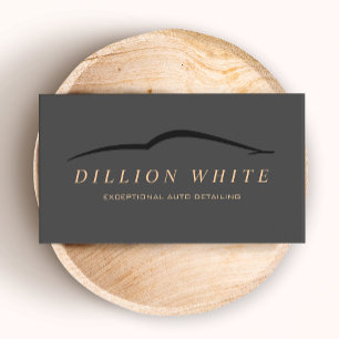 Autoabfall im Detail, Automobil Visitenkarte