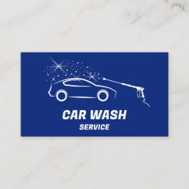 Autoabwasch-Service-Druck Auto im Detail Visitenkarte
