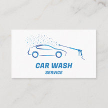 Autoabwasch-Service-Druck Auto im Detail