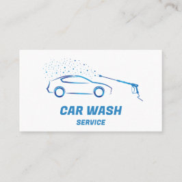 Autoabwasch-Service-Druck Auto im Detail Visitenkarte