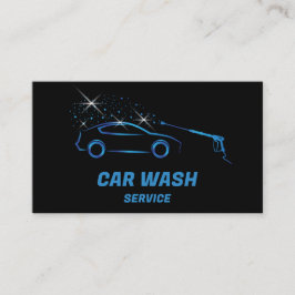 Autoabwasch-Service-Druck Auto im Detail Visitenkarte