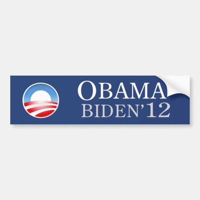 Autoaufkleber 2012 Obama Biden (Vorne)