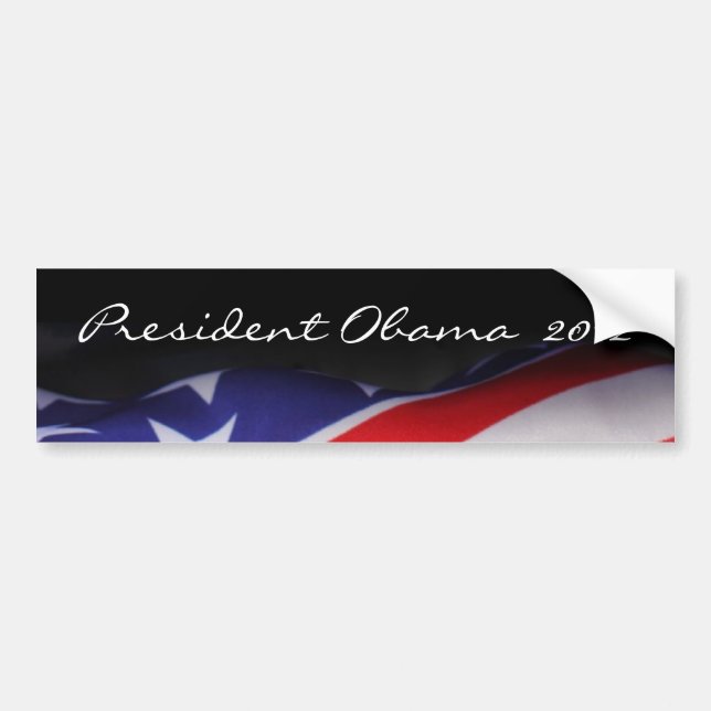 Autoaufkleber 2012 Präsidenten-Obama (Vorne)