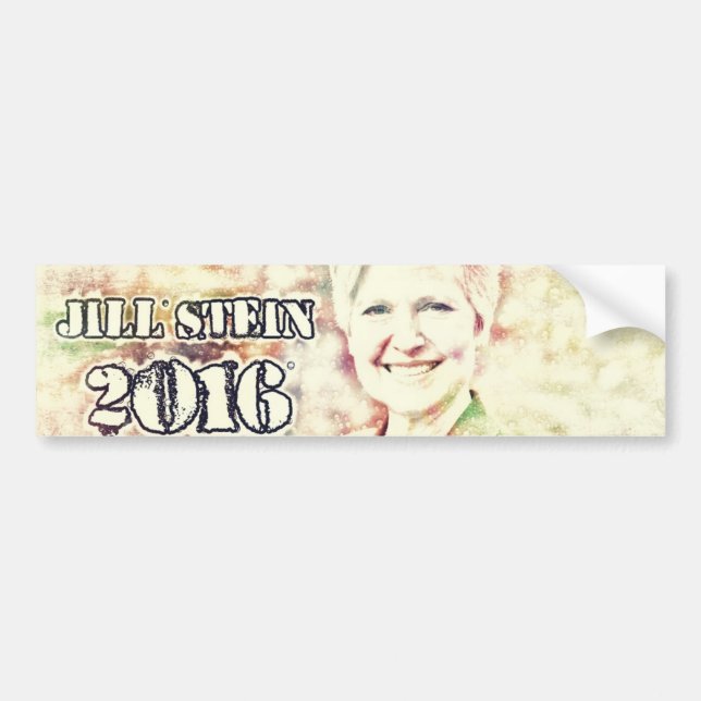Autoaufkleber 2016 - Digital-Kunst JILL STEIN (Vorne)