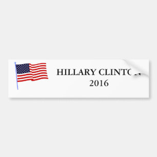 Autoaufkleber 2016 Hillary Clinton