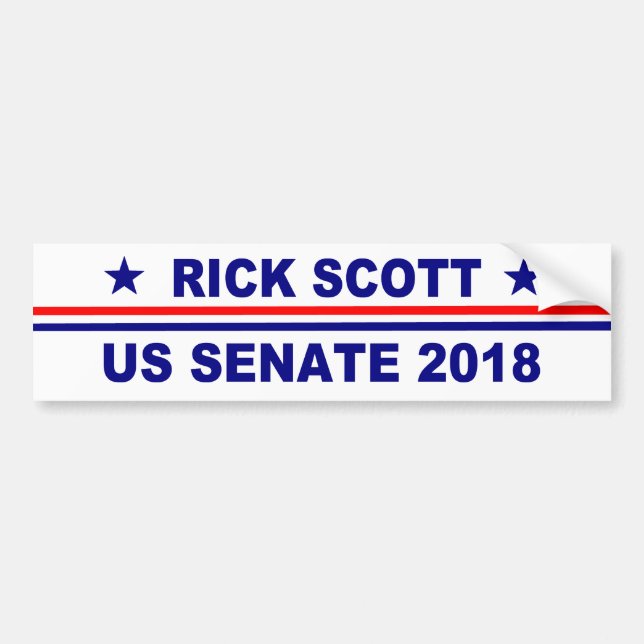 Autoaufkleber 2018 Rick Scott (Vorne)