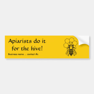 Autoaufkleber - Apiaristen tun es für den Bienenst