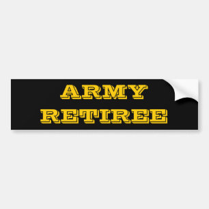 Autoaufkleber Army Retiree