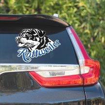 Autoaufkleber Aufkleber Rottweiler Rüde Kopf