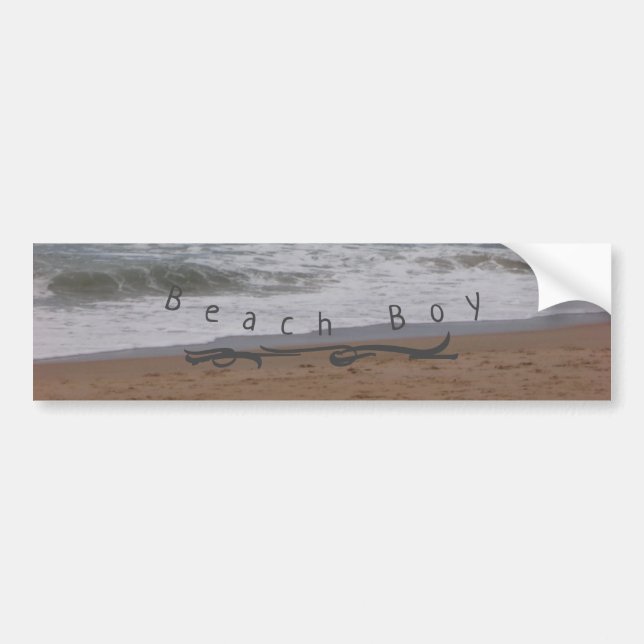 Autoaufkleber Beach Boy Designstil (Vorne)