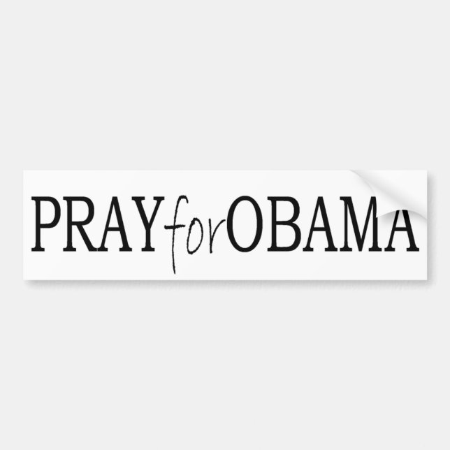 Autoaufkleber - beten Sie für Obama (Vorne)