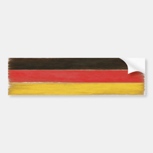 Autoaufkleber Coole gereizte deutsche Flagge