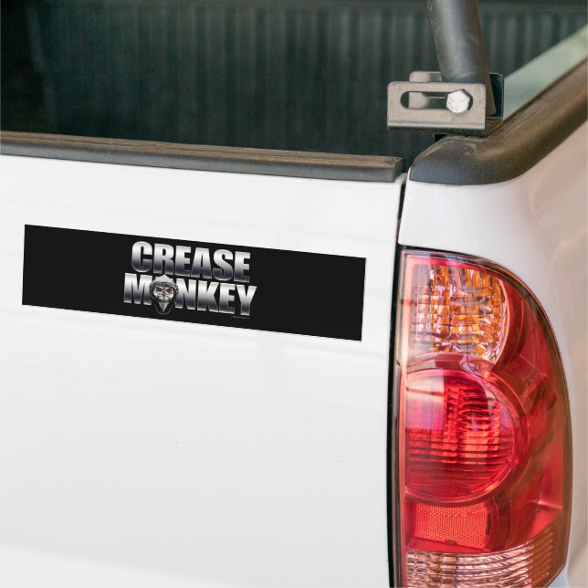 Autoaufkleber Crease Monkey (Hockey Goalie) (Auf Lkw)
