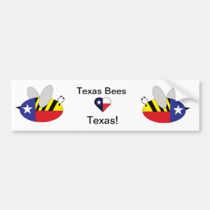 Autoaufkleber der Texas Bee