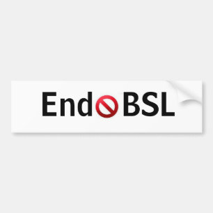 Autoaufkleber des Endes BSL