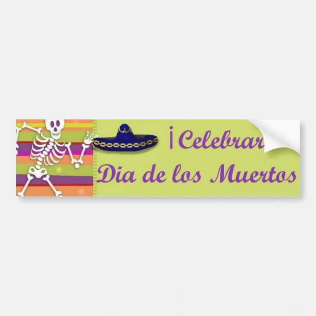 Autoaufkleber Dia de Los Muertos (Vorne)