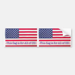 Autoaufkleber-Diese Flagge ist für alle von uns! Autoaufkleber