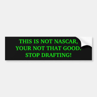 Autoaufkleber DIESES IST NICHT NASCAR,