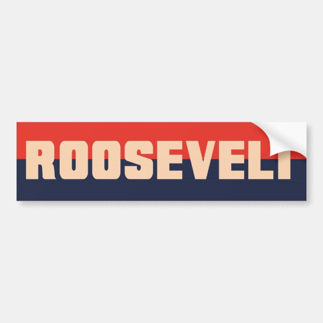 Autoaufkleber Dreißigerjahre Ära-FDR Roosevelt (Vorne)
