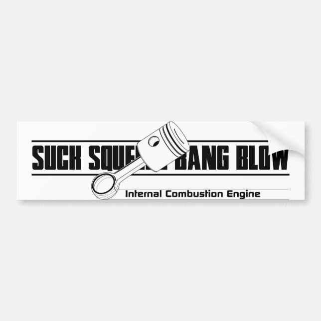 Autoaufkleber für den Verbrennungsbetrieb (Vorne)