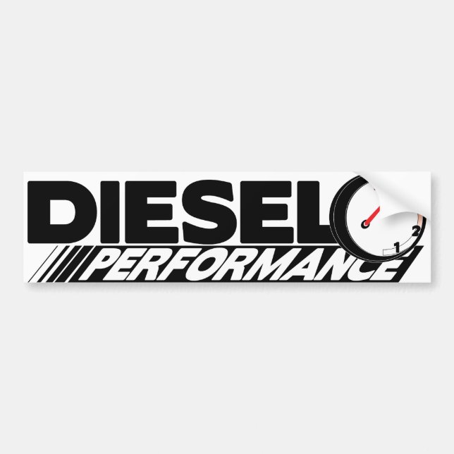 Autoaufkleber für die Dieselleistung (Vorne)