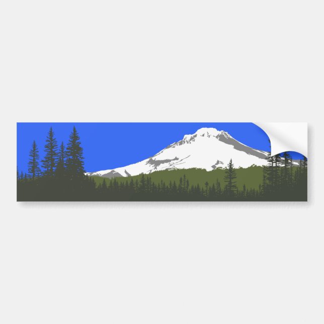 Autoaufkleber für die Farbtönung des Mount Hood (Vorne)