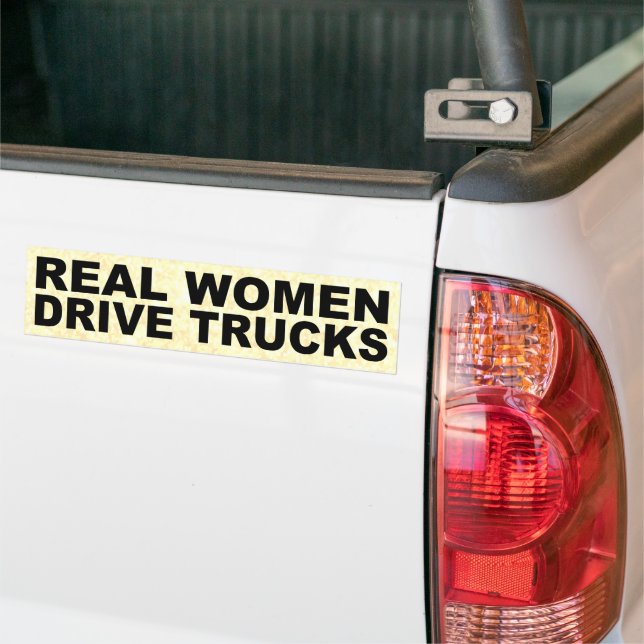 AUTOAUFKLEBER FÜR REALE FRAUEN MIT LKW (Auf Lkw)