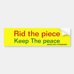 Autoaufkleber gegen Pistolen