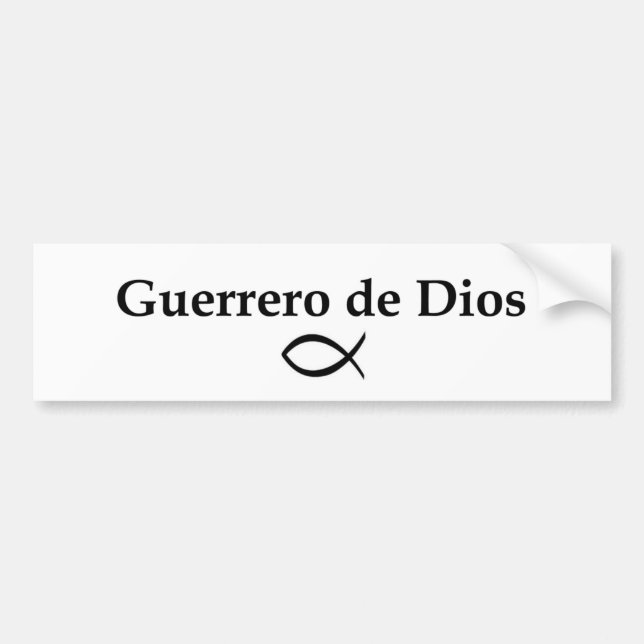 Autoaufkleber Guerreros de Dios (Vorne)