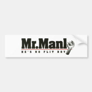 Autoaufkleber Herrn Manly