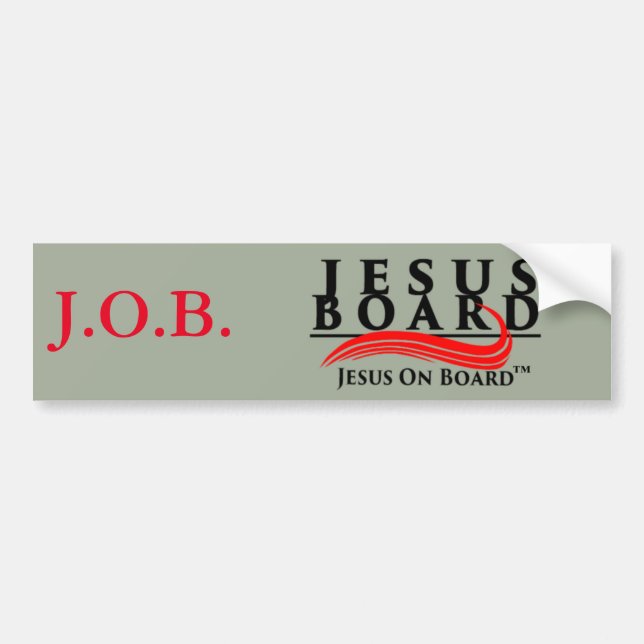 Autoaufkleber Jesuss an Bord (Vorne)
