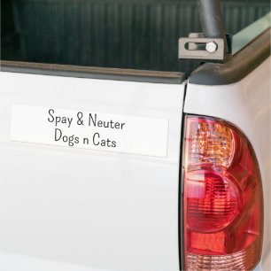 Autoaufkleber Kastration & Sterilisation von Hunde