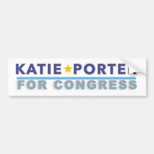 Autoaufkleber Katie Träger für Kongreß