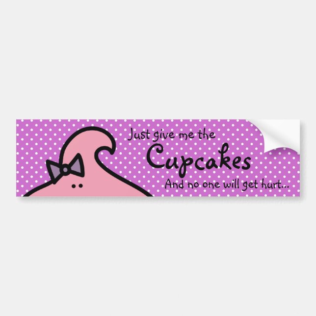 Autoaufkleber Lil Fräulein-Cuppy Cake Hiding (Vorne)