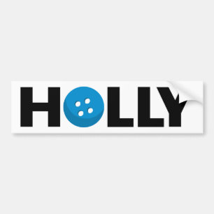 Autoaufkleber mit Holly-Taste