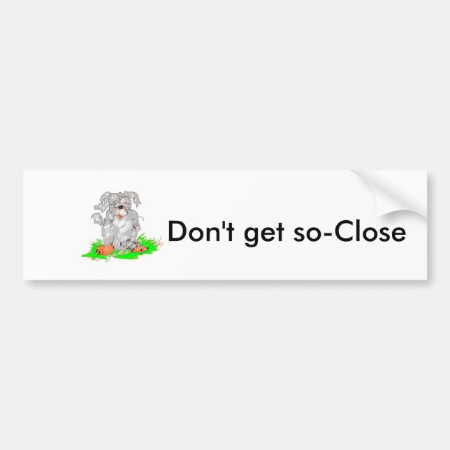 Autoaufkleber Nicht so Nah (Vorne)