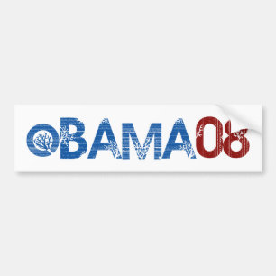 Autoaufkleber OBAMA08
