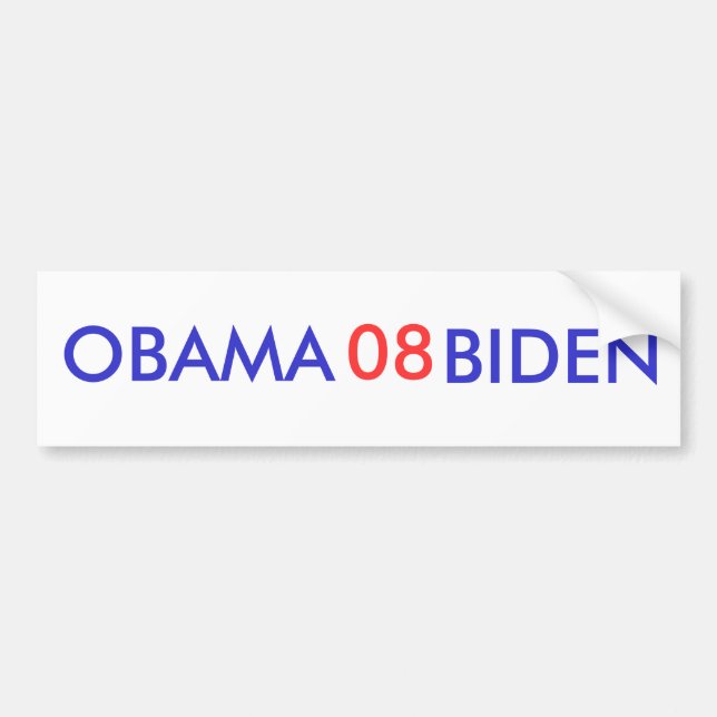 Autoaufkleber Obama-Biden 08 (Vorne)