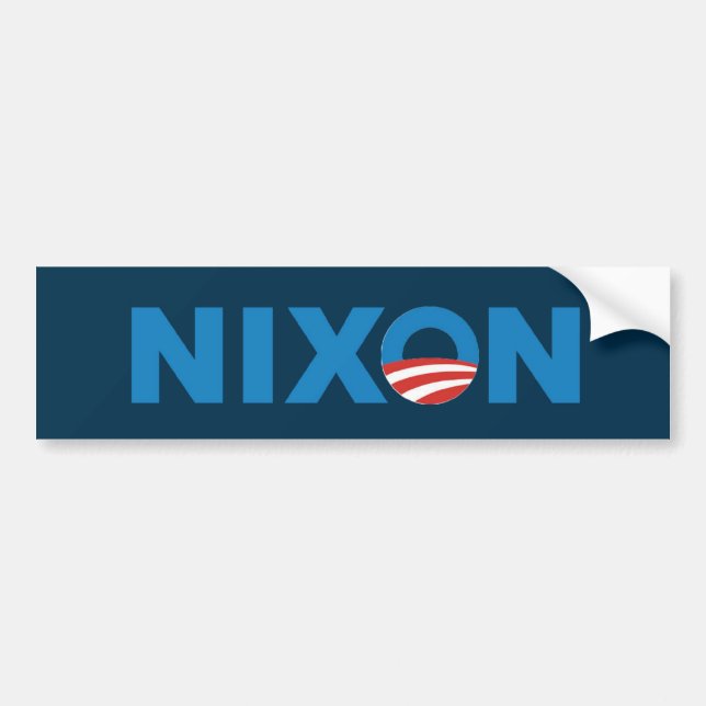 Autoaufkleber Obama Nixon (Vorne)