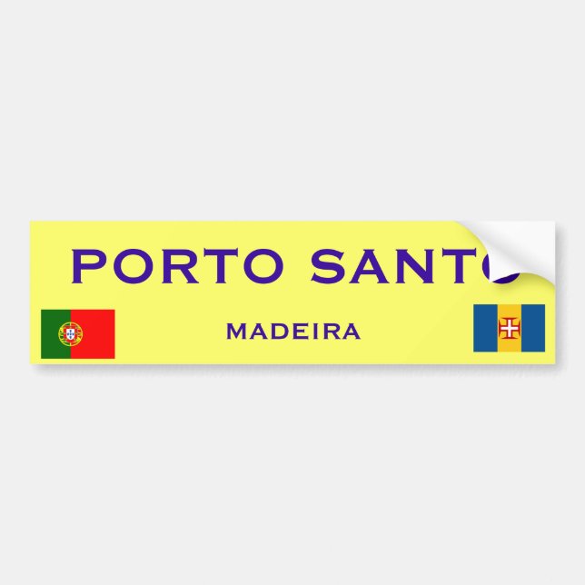 Autoaufkleber Porto Santo* (Madeira) (Vorne)