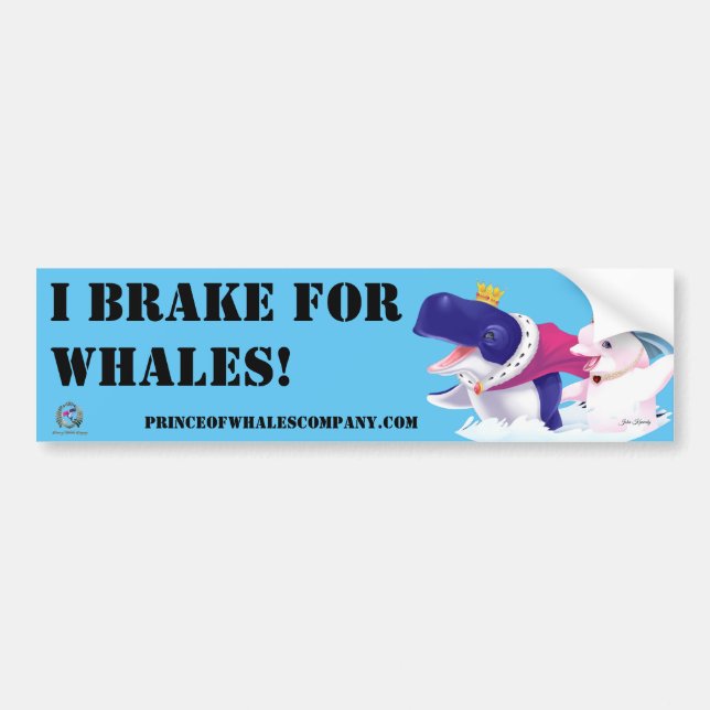 Autoaufkleber Prince of Whales I Bremse für Wale (Vorne)