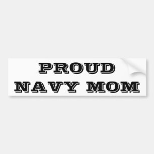 Autoaufkleber Proud Navy Mama